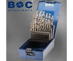 Grąžtas Grąžtų rinkinys BOHRCRAFT HSS-G DIN 338 1,0 - 13,0 x 0,5 mm inc. / KG13 ( 25 vnt.)