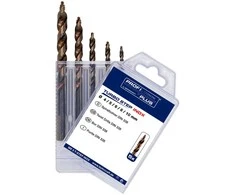 Grąžtas Grąžtų rinkinys Bohrcraft Turbo step DIN 338 HSS-E, 4-5-6-8-10 mm, 5 vnt.