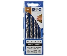 Grąžtas Grąžtų medžiui rinkinys HP 50 Ø 4/5 /6 /8 -/10 (5 vnt) BOHRCRAFT