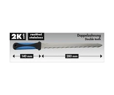 Heyco HEYTEC peilis apšiltinimo medžiagoms 420 mm