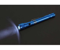Heyco HEYTEC teleskopinis LED žibintuvėlis 170-570 mm, mėlynas