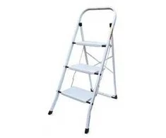 Plieninės kopėčios DRABEST Minifero- 3 pakopos - PRO - juodos, 150 kg