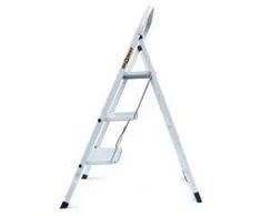 Plieninės kopėčios DRABEST Minifero- 3 pakopos - PRO - juodos, 150 kg