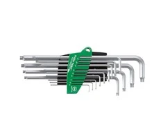 L-formos raktų rinkinys WIHA TORX Titanium sidabrinis (13 vnt.)