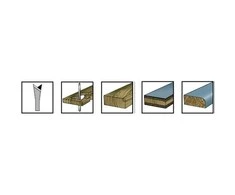 Pjūkliukas medžiui ir fanerai BOHRCRAFT 1960-K (1,35 x 50 mm)( pakuotė 5 vnt)