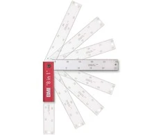 Profesionalus reguliuojamas kampmatis BMI 8 IN 1 (300x120 mm)