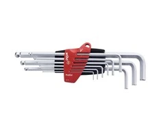 Šešiakampių L-formos raktų rinkinys WIHA ProStar laikiklyje (9 vnt.)