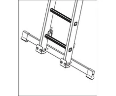 Braket Stabilizatorius 3 dalių kopėčioms, 3x12-3x16, 900 mm, DRABEST