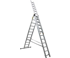 Trijų dalių daugiafunkcinės kopėčios DRABEST „PRO“ 3x12