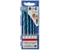 Grąžtas Universalių grąžtų rinkinys Bohrcraft Multi lazerinis 4-5-6-8-10 (5 vnt.)