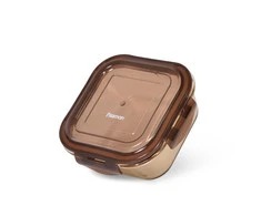 6523 FISSMAN Maisto saugojimo indas 15x15x6 cm / 800 ml su dangčiu (stiklas)