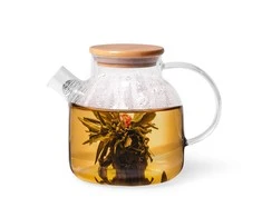 6537 FISSMAN Arbatinukas su metaliniu filtru 1200 ml (karščiui atsparus stiklas)