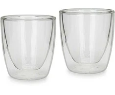 Fissman 2 dvigubų sienelių stiklinių rinkinys 80 ml
