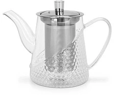 Fissman Arbatinukas 600 ml su plieniniu filtru (stiklinis)