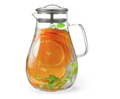 Fissman Ąsotis karštiems ir šaltiems gėrimams su filtru 1800 ml (stiklinis)