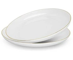 Fissman Desertinės lėkštės 20 cm / 2 vnt Floree (porcelianas)