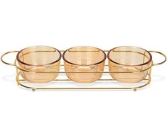 Fissman Dubenėlių rinkinys 3 vnt. metaliniame stove