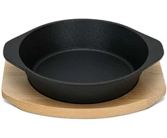 Fissman Ketaus keptuvė 19 cm ant medinio stovo