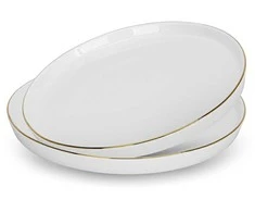 Fissman Lėkščių rinkinys 21 cm / 2 vnt Floree (porcelianas)