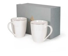 Fissman Porcelain mugs 360 ml / 2 pcs Nice