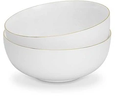 Fissman Porcelianiniai salotų dubenys 18 cm / 1,2 l / 2 vnt Floree