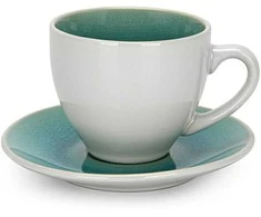 Fissman Puodelis su lėkštute CELINE 230 ml (keramika)