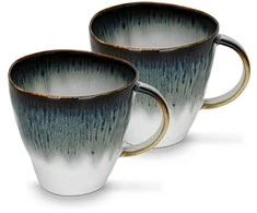 Fissman Puodelių rinkinys GALACTICA 370 ml x 2 vnt. (porcelianas)