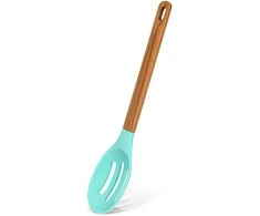 Fissman Silikoninis šaukštas 34 cm su medine rankena Essential