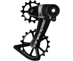 Galinio pavarų perjungėjo ratukų komplektas CeramicSpeed Oversized X for SRAM Eagle AXS Alloy 607 stainless steel juodas (107002)
