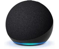 Amazon Echo Dot (5. Gen) nešiojama išmanioji kolonėlė, Medžio anglies spalvos