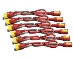 Apc AP8706S-WWX340 power cable Raudona 1.83 m C13 coupler C14