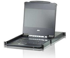 Konsolė KVM Aten ATEN CL6708MW przełącznik KVM Możliwości montowania w stelażu Juodas