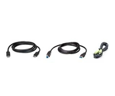 Kabelis Aten ATEN 2L-7D02UDPX3 kabelis KVM Juodas 1,8 m