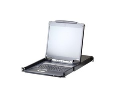 Valiklis Konsolė KVM Aten ATEN CL5708iM Przełącznik KVM LCD przez IP, USB-PS/2, VGA, 8 portów, układ FR