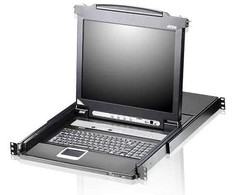 Przełącznik Aten Przełącznik KVM LCD ATEN CL5708M 43 cm, USB-PS/2, VGA, 8 portów, układ CH