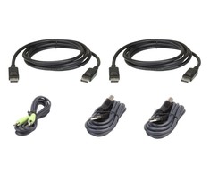 Kabelis ATEN 2L-7D02UDPX5 DisplayPort Dual Ekranas Secure KVM Kabelis Set