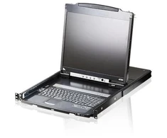 Aten PS/2-USB VGA Dual Rail 19" LCD Konsol with USB