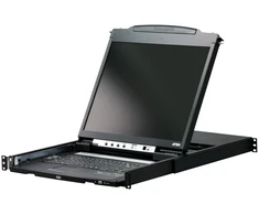 Aten PS/2-USB VGA Dual Rail 19" LCD Konsol with USB