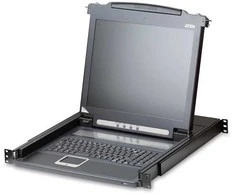 Valiklis Aten KVM Slideaway konsolė 17 colių LCD