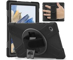 Dėklas AUSTIN Defender, skirtas Samsung Galaxy Tab A8 10.5, Juodas