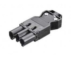 Bachmann Bachmann Gerätestecker mit Schraubanschluss, GST18i3, juodas - 375.504