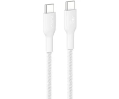 Belkin USB-C/USB-C laidas, pintas, baltas 240W 1m CAB025hq1MWH