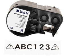 Brady Brady M4C-1000-595-WT-BK etykiet do nadruku Juodas, Baltas Samoprzylepne etykiety do drukowania