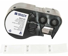 Brady M4-91-427 Etiketės spausdinimui Juodos, baltos Lipnios etiketės spausdinimui