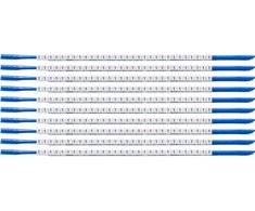 Brady SCN-07-1, Juoda, Balta, Nailonas, 300 vnt., 1,9 mm, 2,4 mm