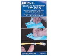 Brady Porta-Pack Wire Marker Books - Write-on Self-laminating