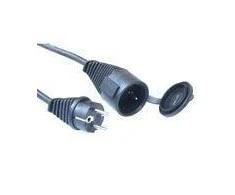 Brennenstuhl įžemintas guminis prailgintuvas, CEE 7/7, CEE 7/4 (Schuko), IP 44, 25m , Juodas 1161470 / DEL-118S