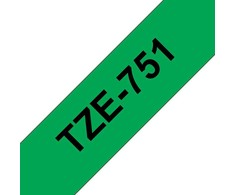 Brother LABEL 24MM Juodas N Žalias