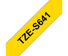 Brother Tape Juodas on Geltona 18mm TZeS641, TZ, 8 m, 1 pc(s),