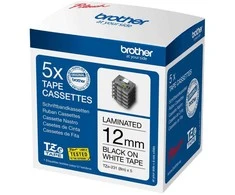 Brother TZe-231 juodas on baltas 12 mm multipack of tapes (5 pack)